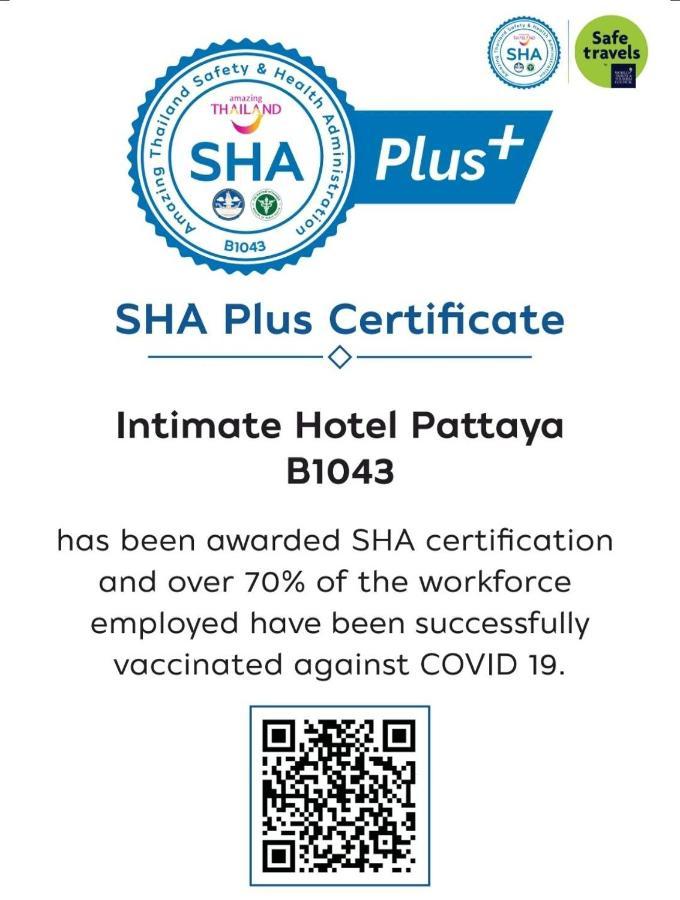 Intimate Hotel Pattaya - Sha Extra Plus Exterior foto